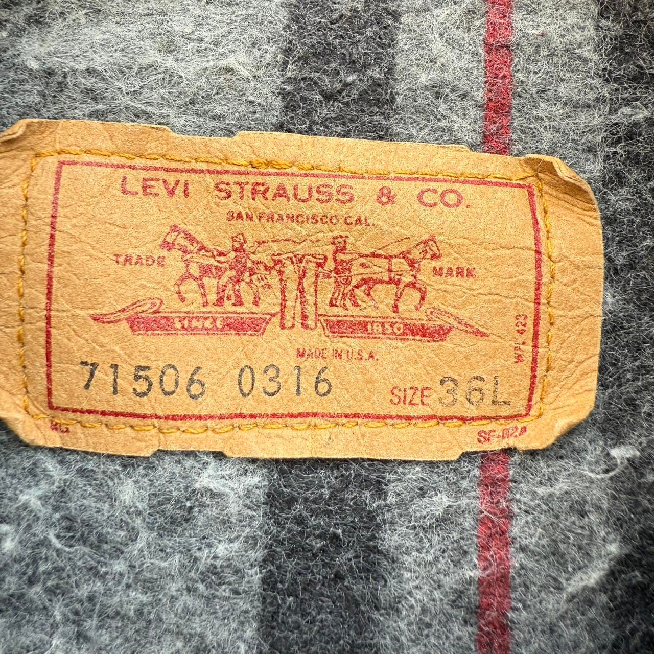 Levi’s 1980s Blanket-Lined Denim Trucker Jacket