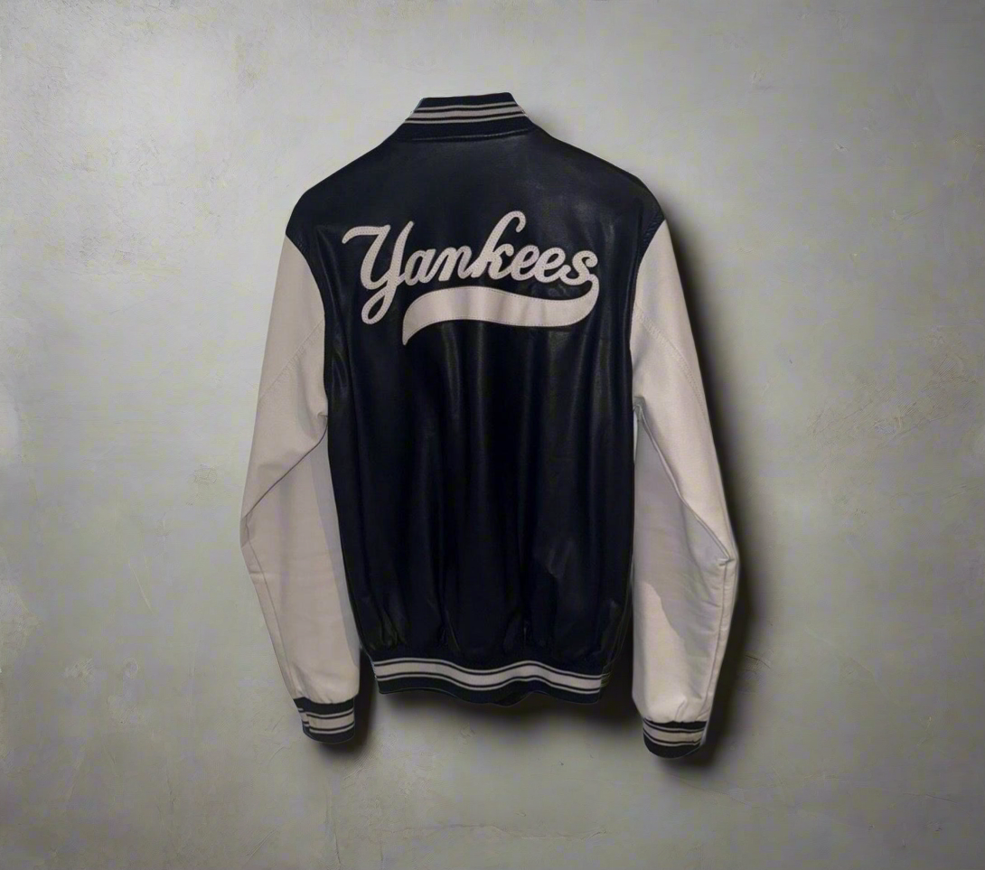 New York Yankees Leather Varsity Jacket