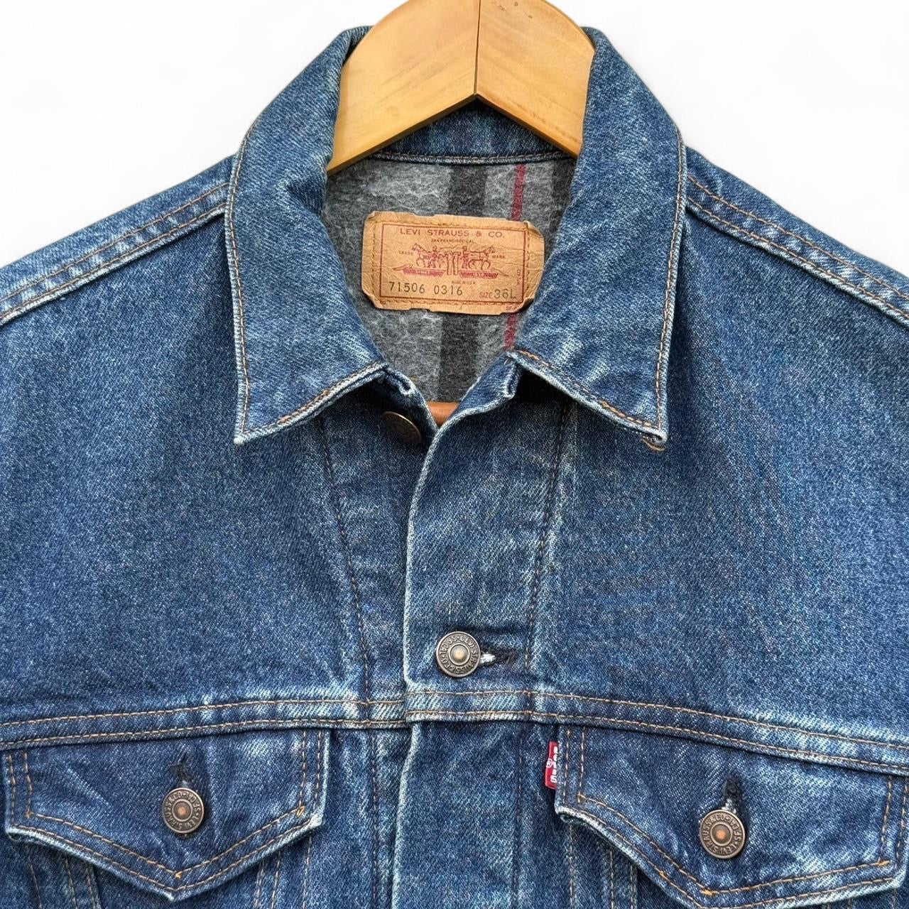 Levi’s 1980s Blanket-Lined Denim Trucker Jacket