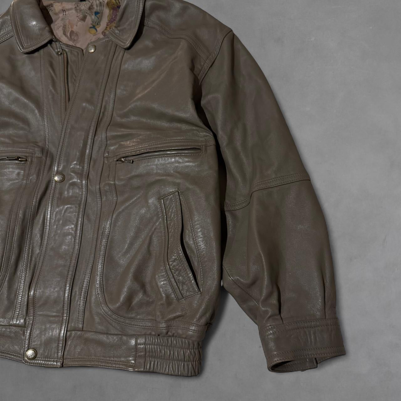 Egyptian Lined Leather Jacket