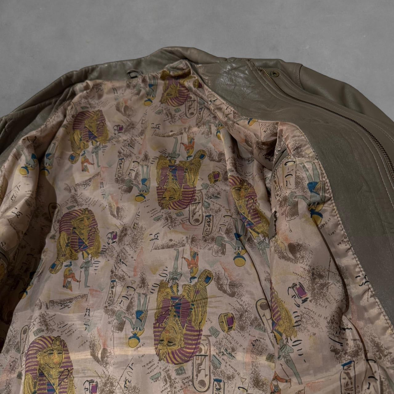 Egyptian Lined Leather Jacket