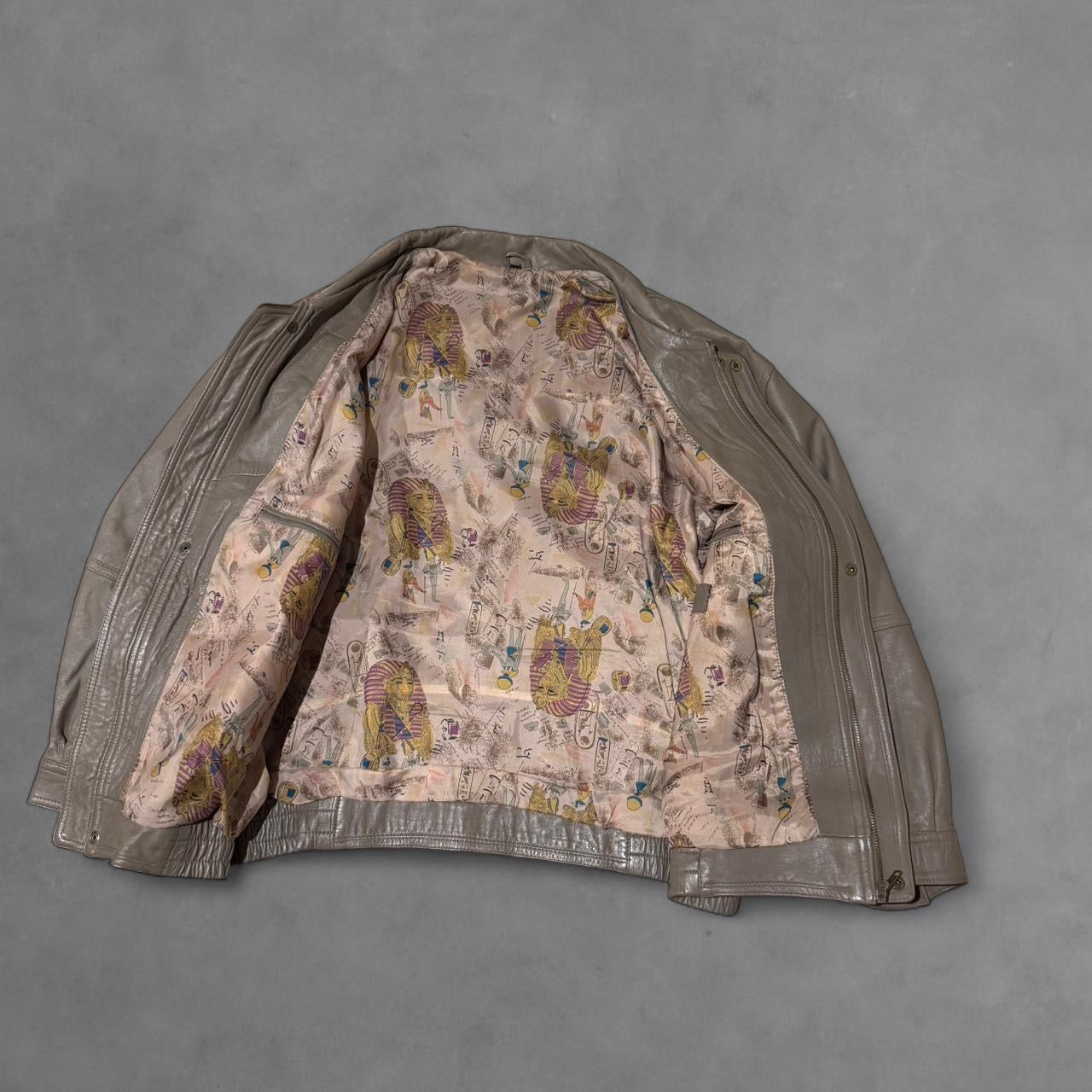 Egyptian Lined Leather Jacket