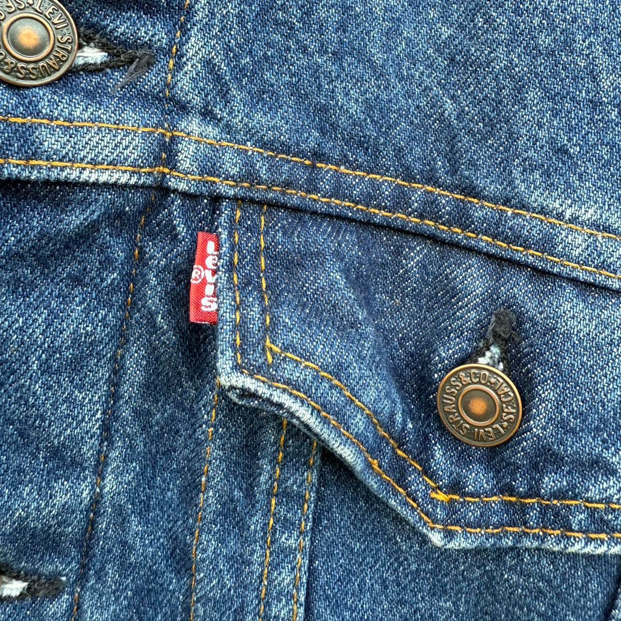 Levi’s 1980s Blanket-Lined Denim Trucker Jacket