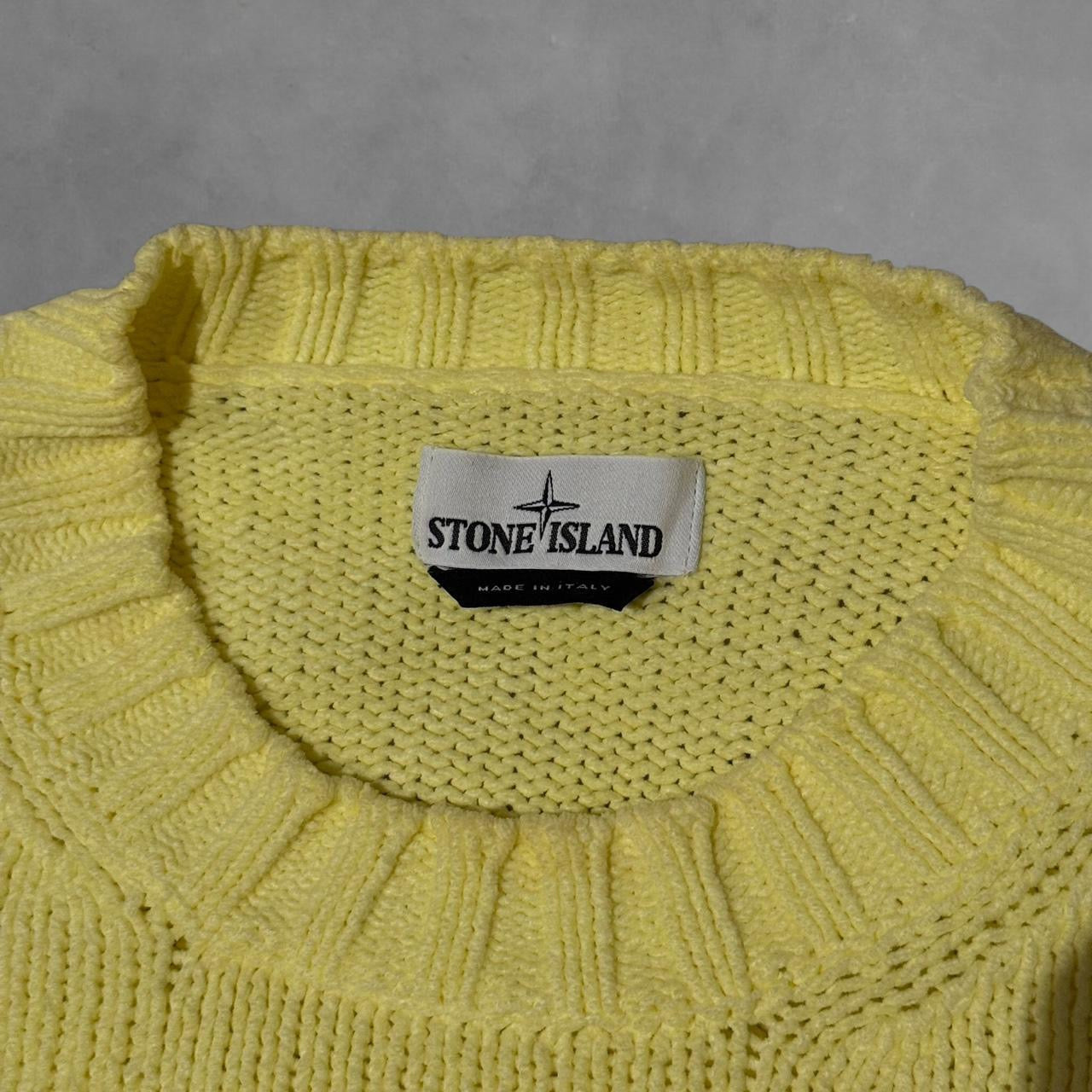 Stone Island Yellow Knit