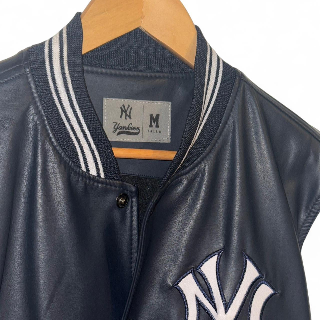 New York Yankees Leather Varsity Jacket