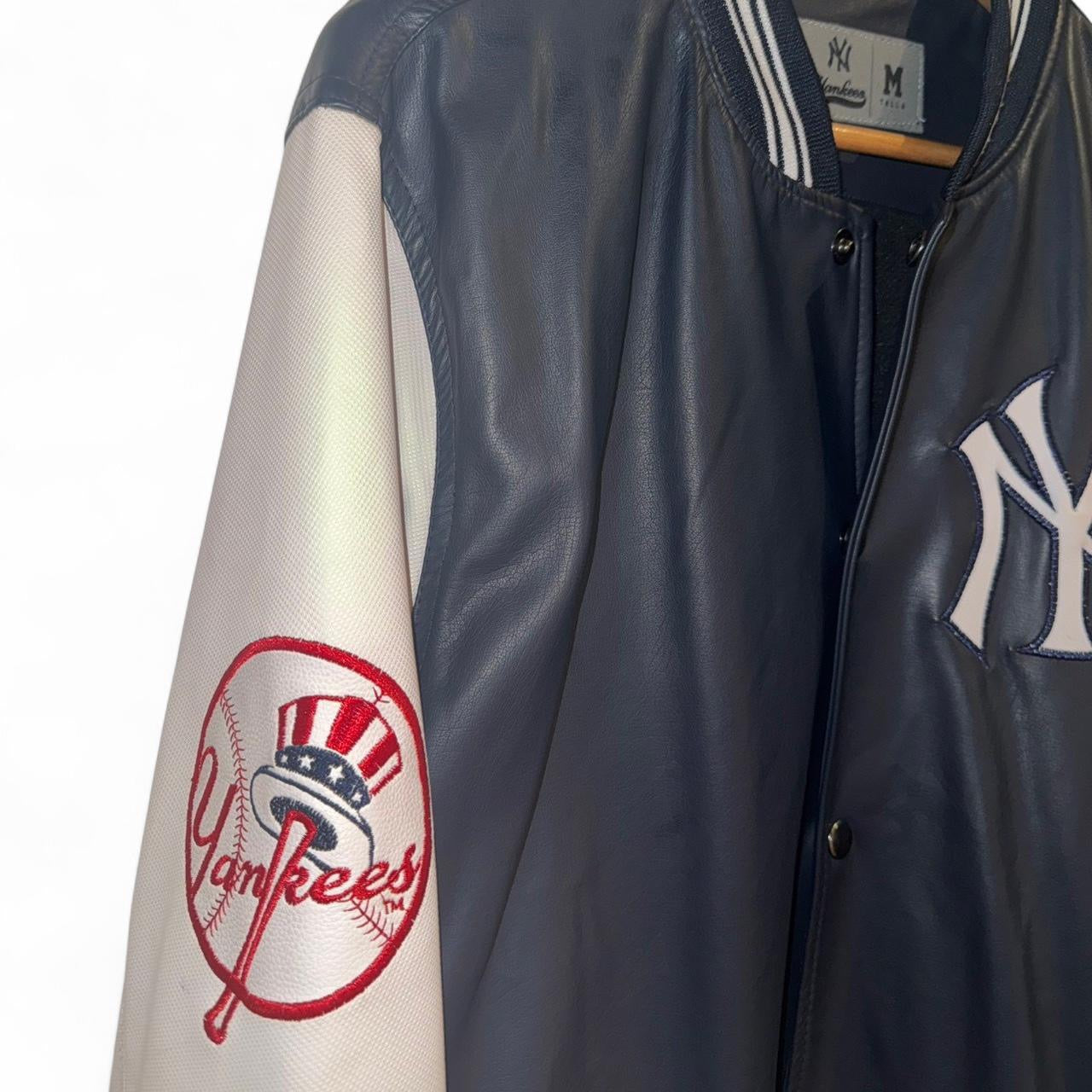 New York Yankees Leather Varsity Jacket
