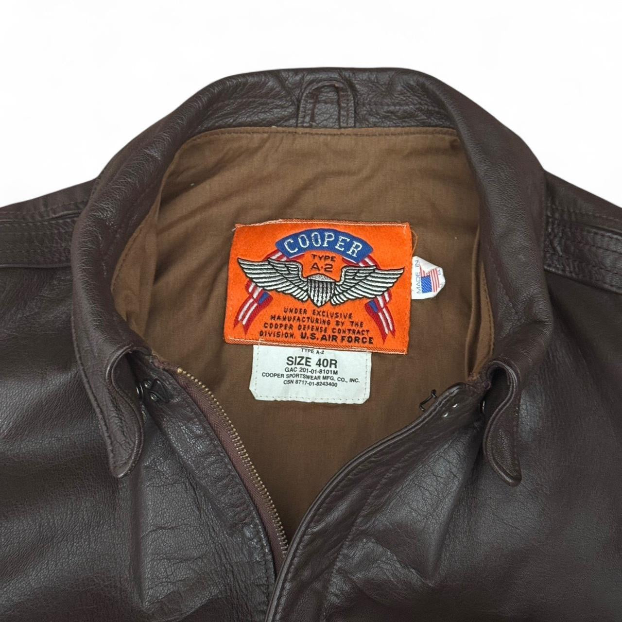 Air Force Cooper A-2 Leather Flight Jacket
