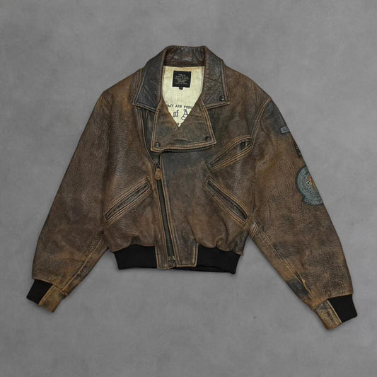 Type A-15 Atelier 1980’s Leather Bomber Jacket