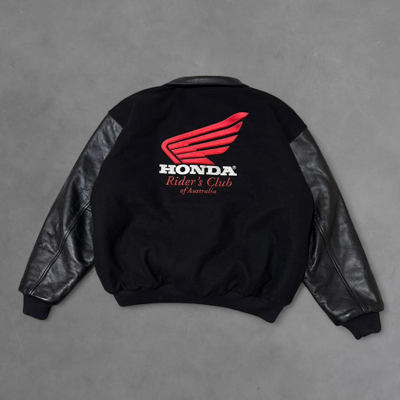 Leather Honda Varsity Jacket