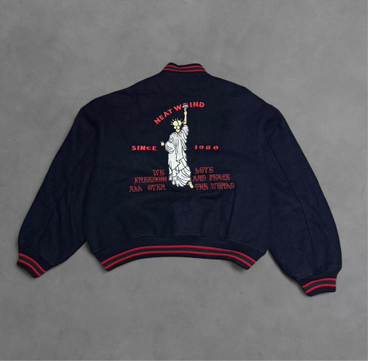 Neat Wind Wool Varsity Jacket