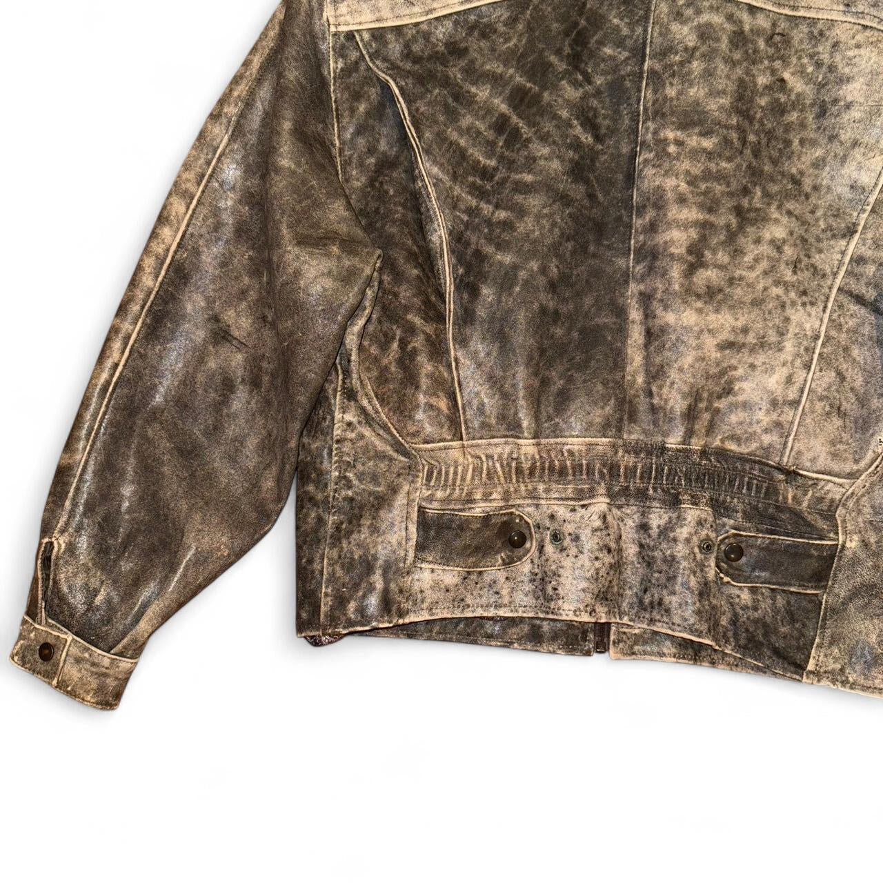 Leather Aviator Jacket (90s)