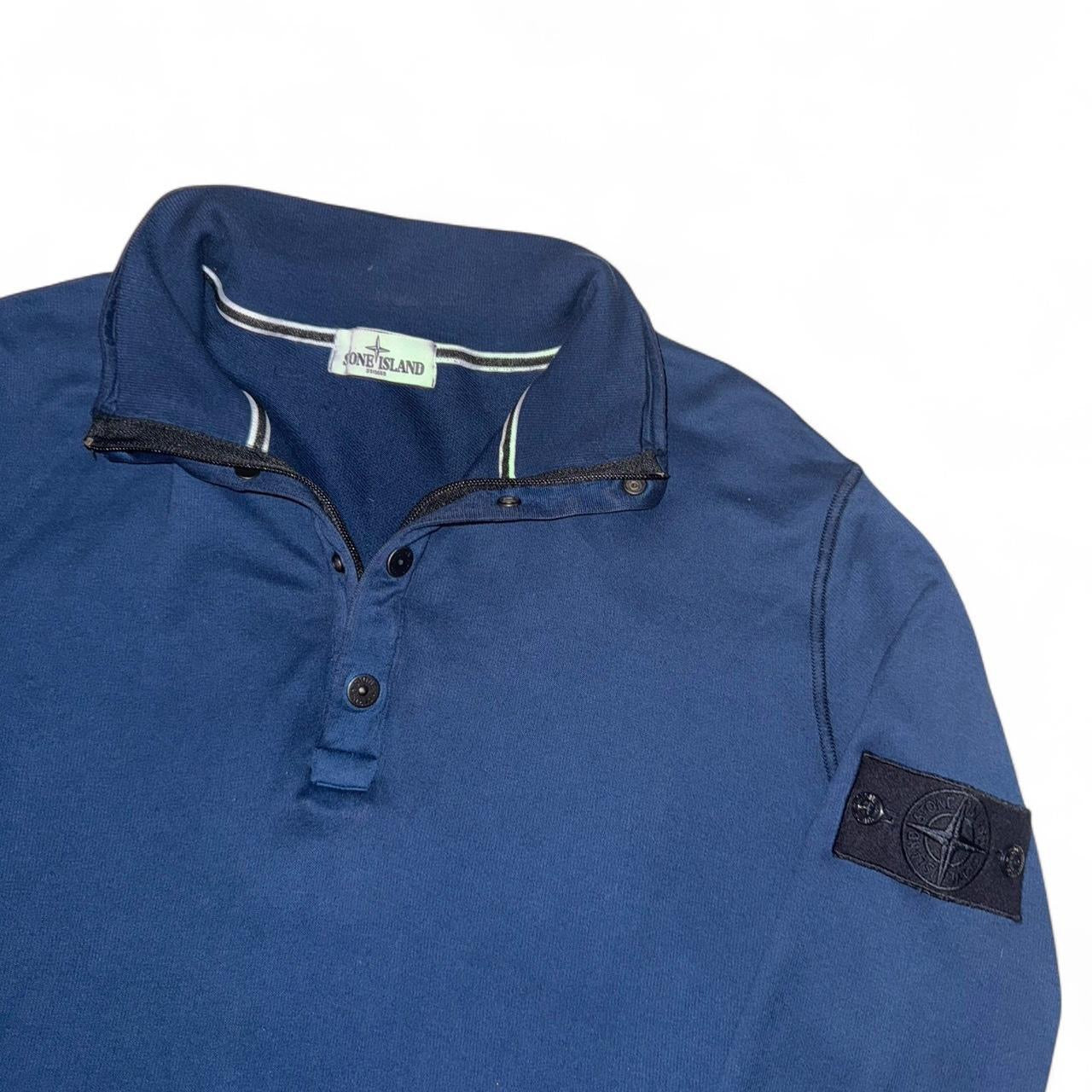Stone Island Ghost Badge Quarter-Zip