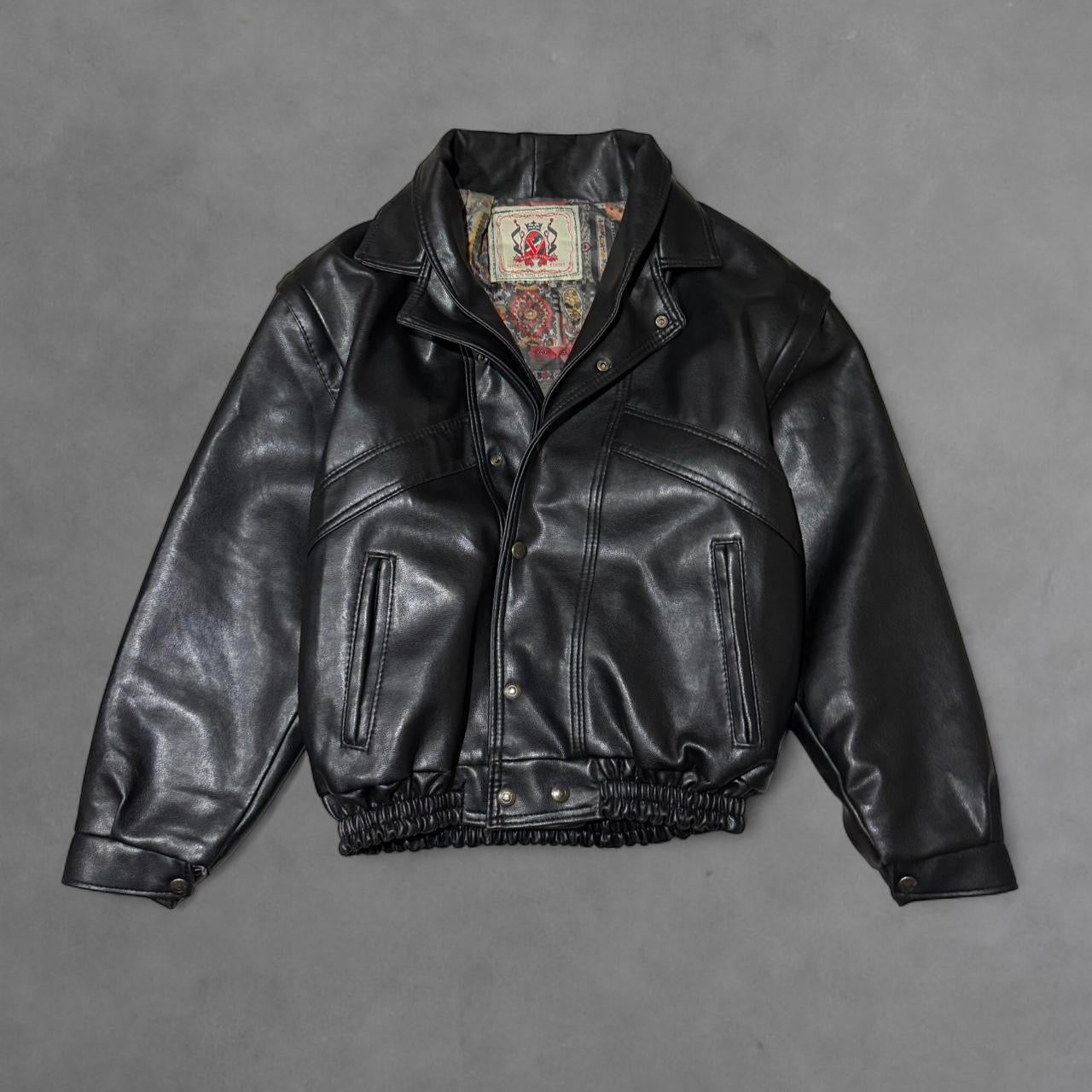 Italian Made Convertible Leather Jacket
