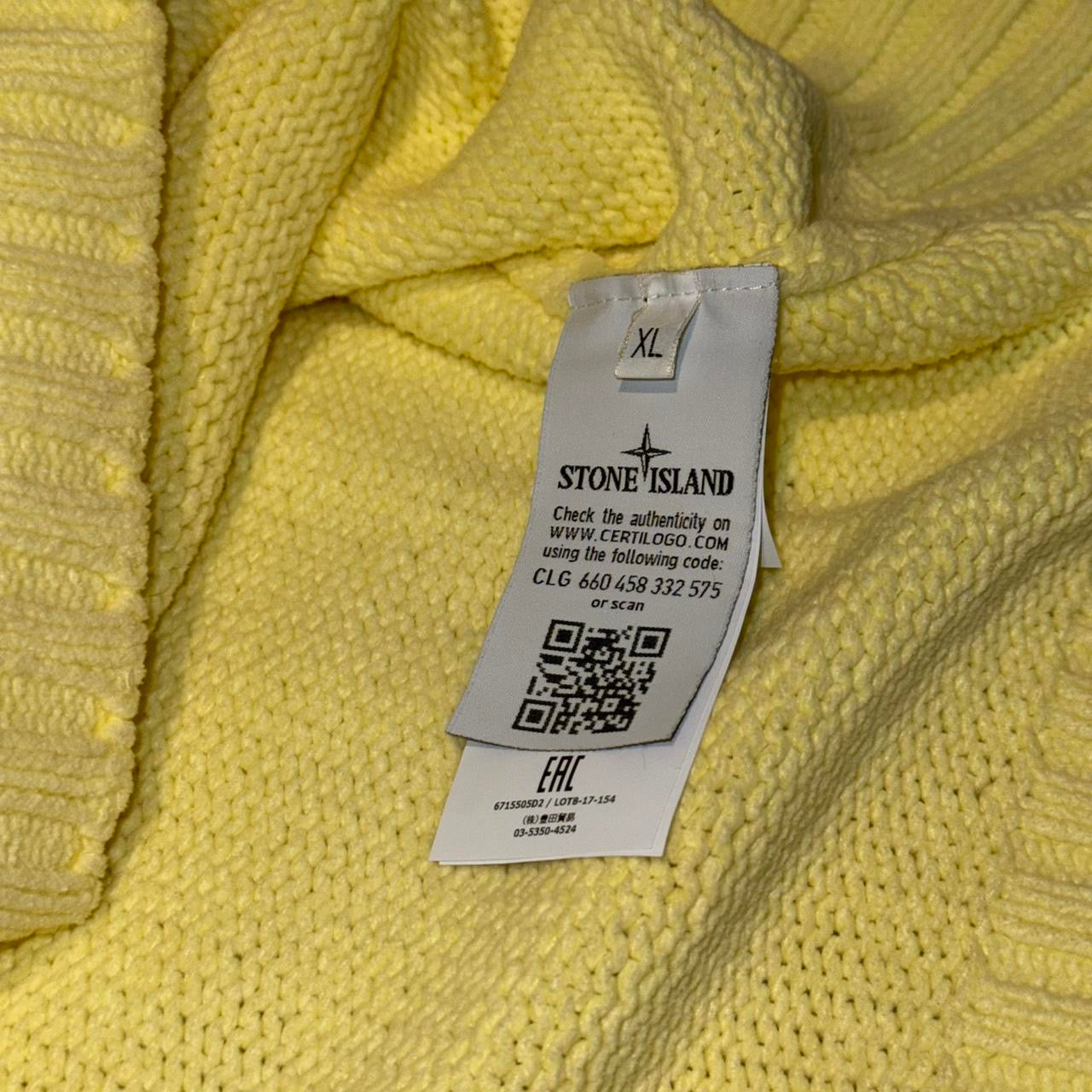 Stone Island Yellow Knit