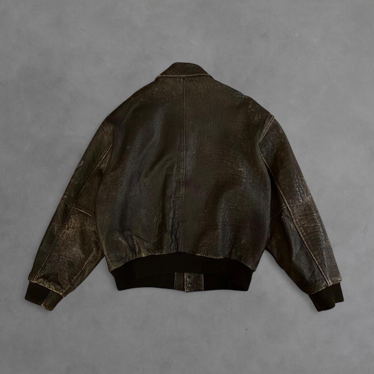 Siricco 1980’s Map-Lined Siricco Bomber Jacket