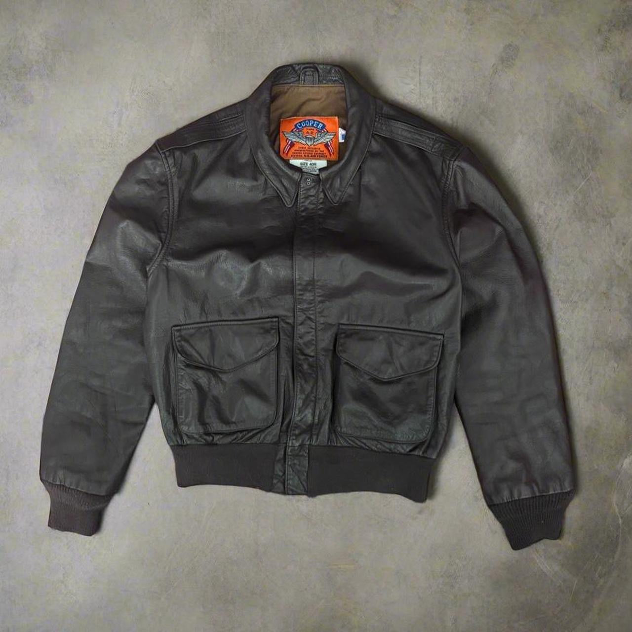 Air Force Cooper A-2 Leather Flight Jacket