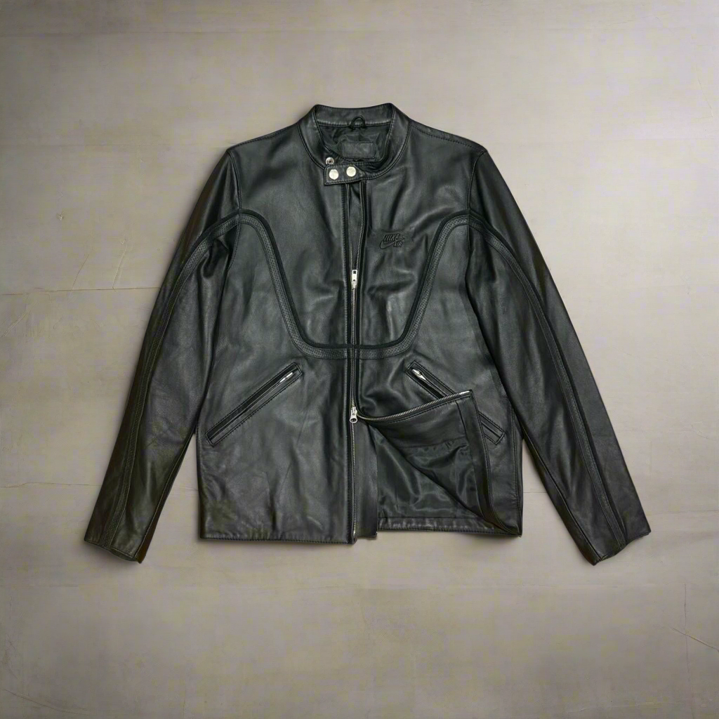 Nike Air Leather Jacket Vintage 1990s