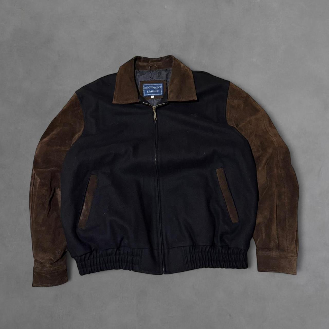 Leather/Wool Bomber Jacket