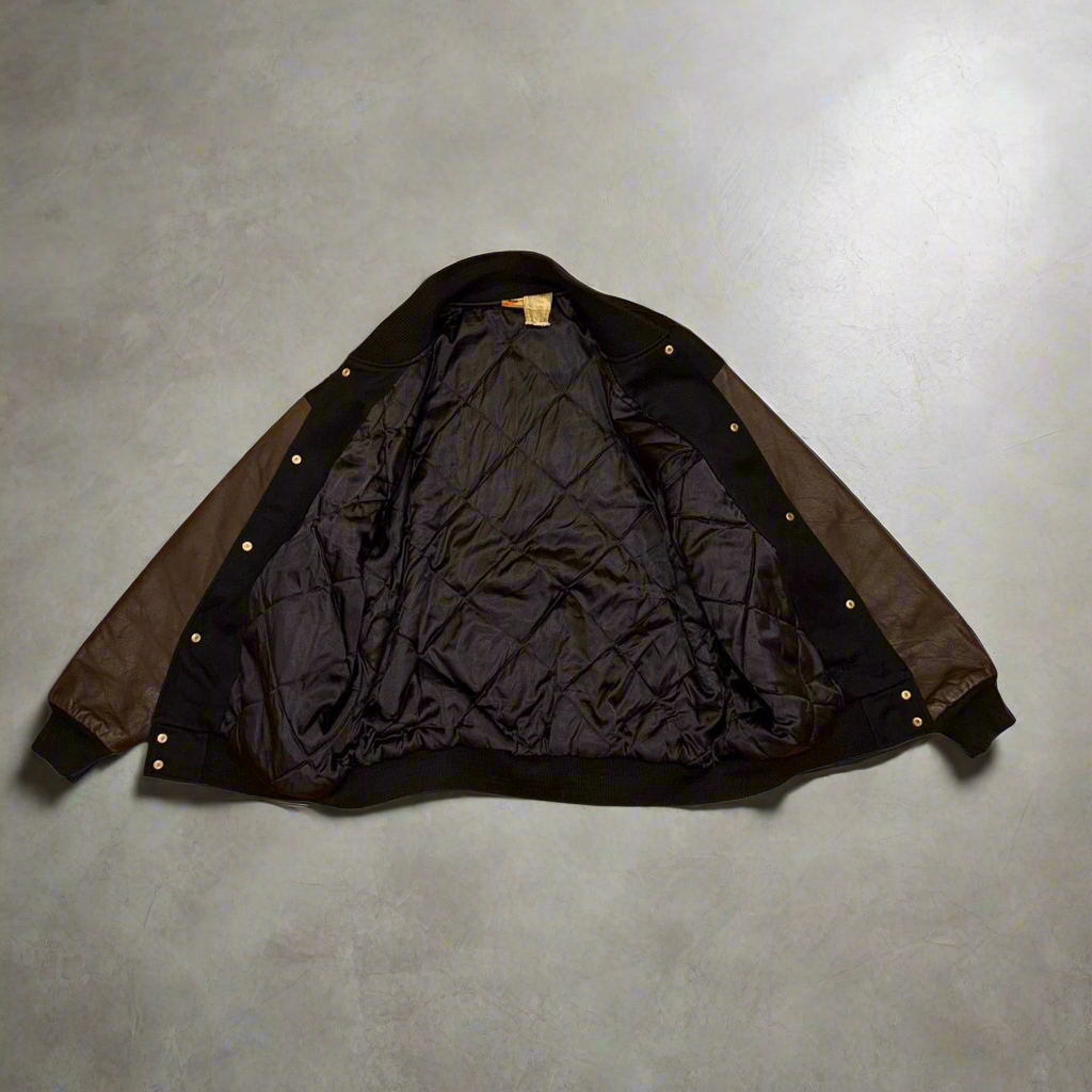 Nike Leather Varsity Jacket (1990s)