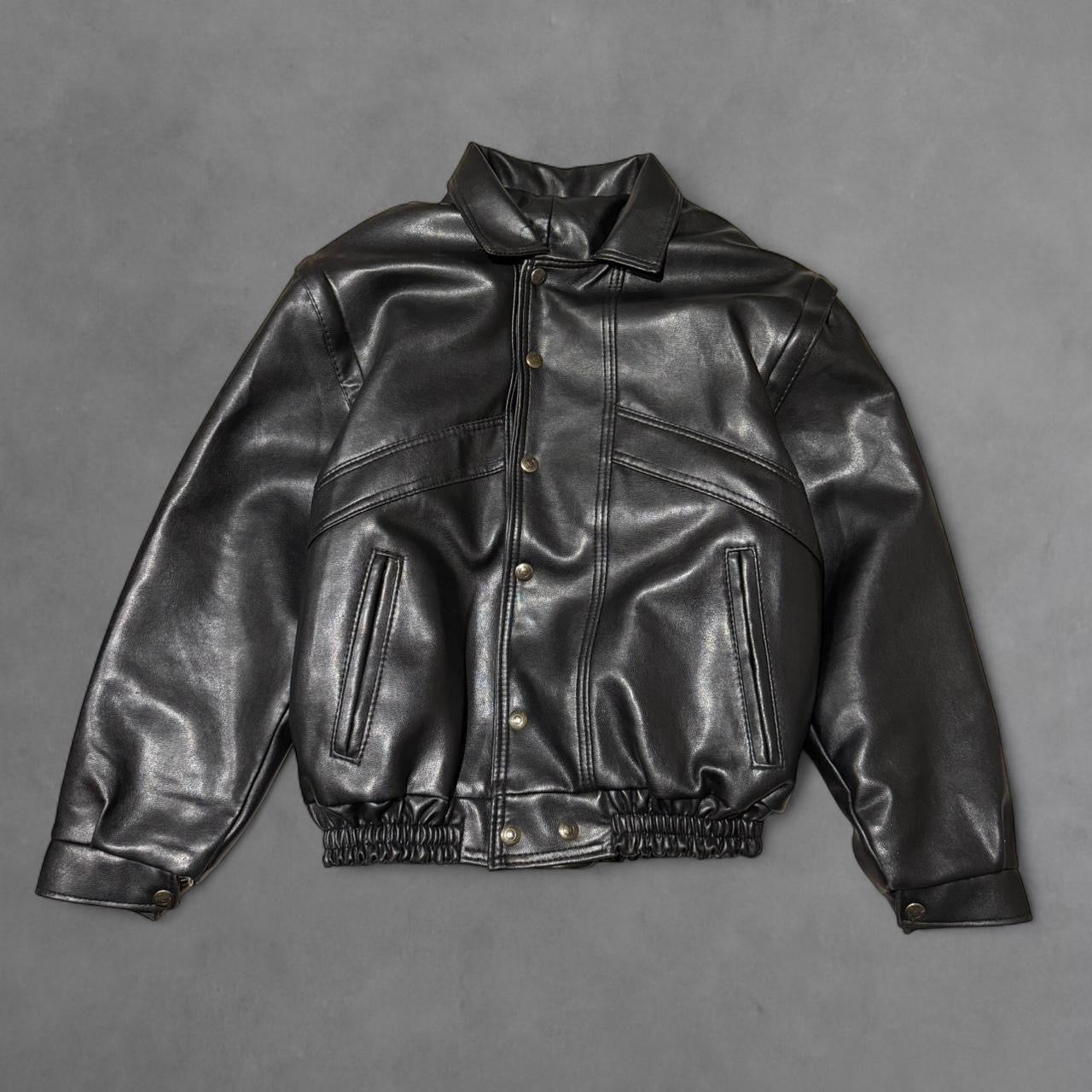 Italian Made Convertible Leather Jacket