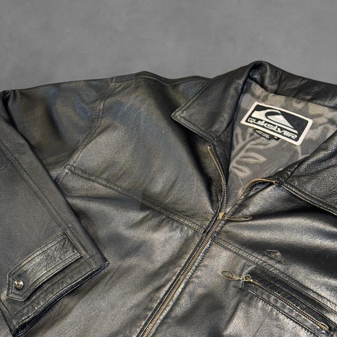 Quiksilver Leather Jacket (sample)