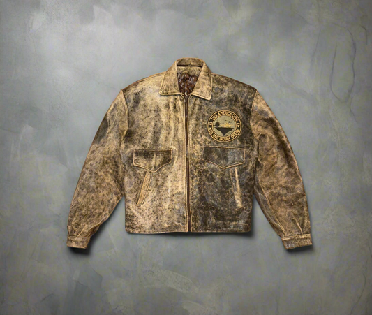 Leather Aviator Jacket (90s)