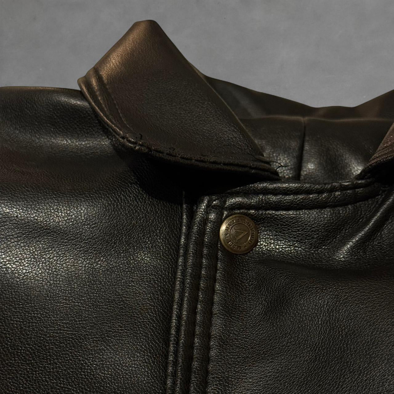 Italian Made Convertible Leather Jacket