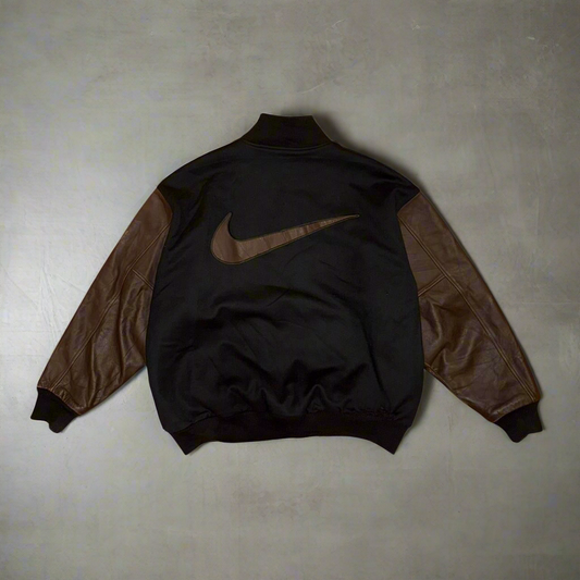 Nike Leather Varsity Jacket (1990s)