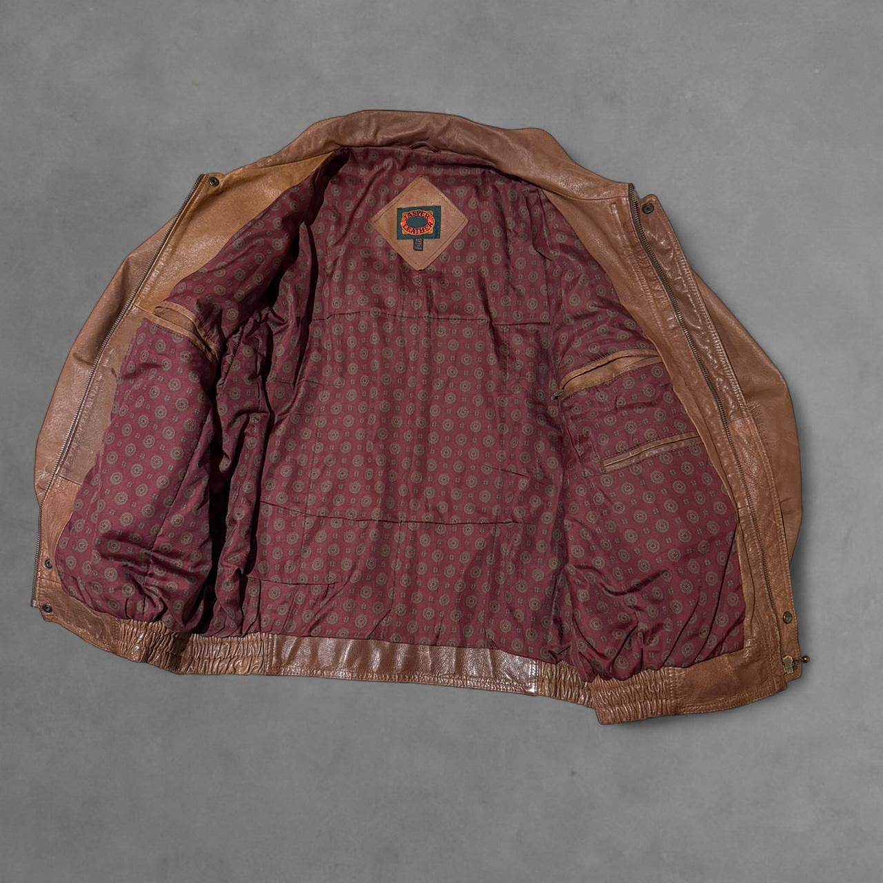 Jasper Leather Bomber Jacket