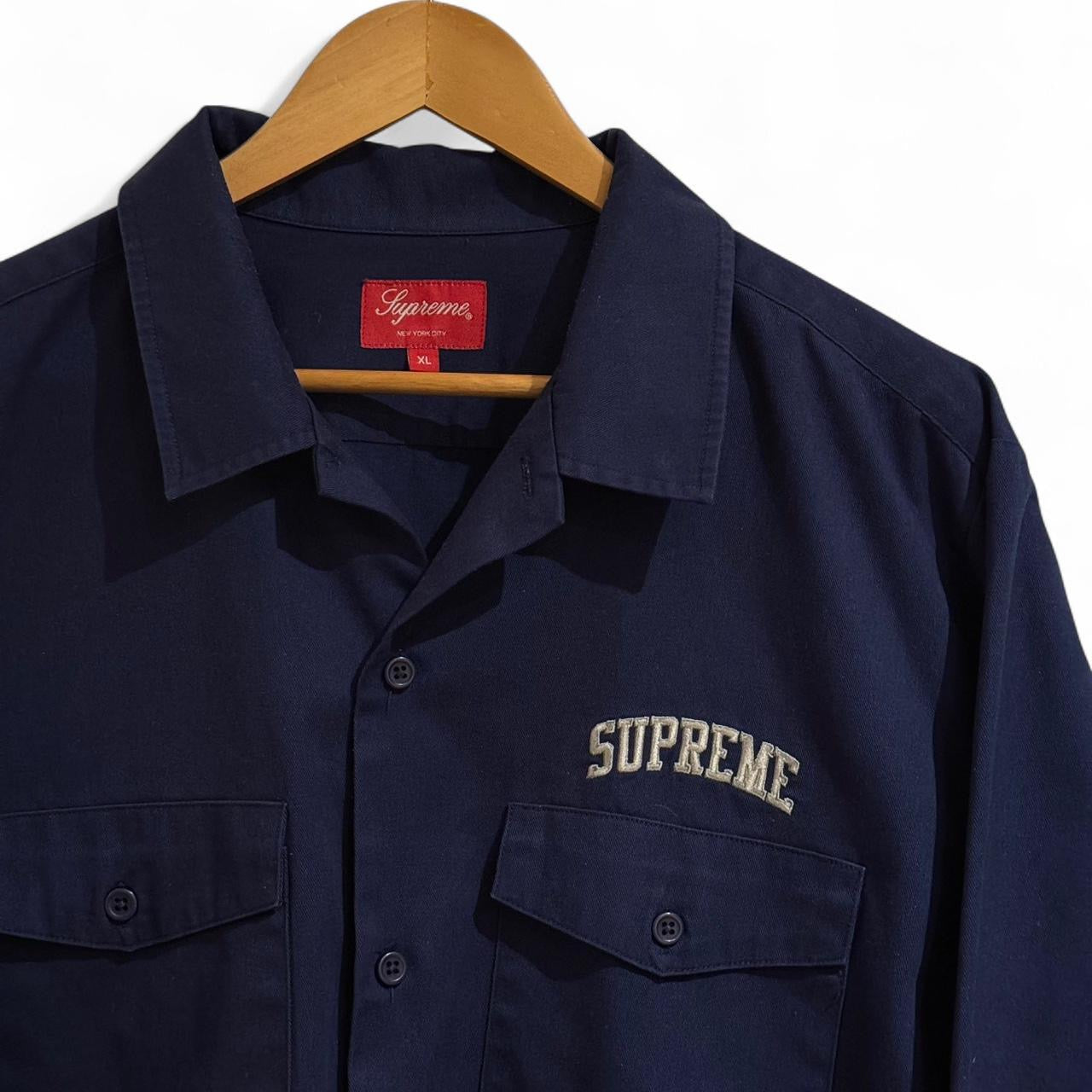 Supreme NYC Navy Work Shirt