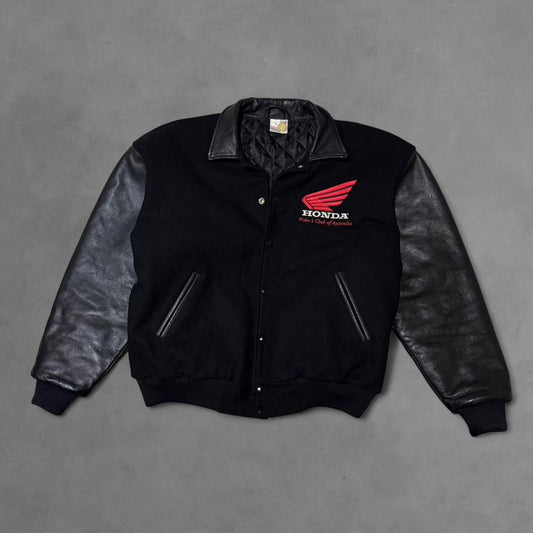 Leather Honda Varsity Jacket