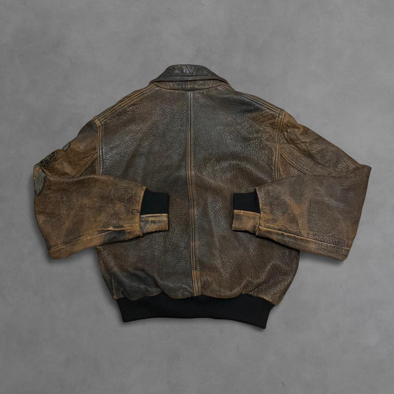 Type A-15 Atelier 1980’s Leather Bomber Jacket
