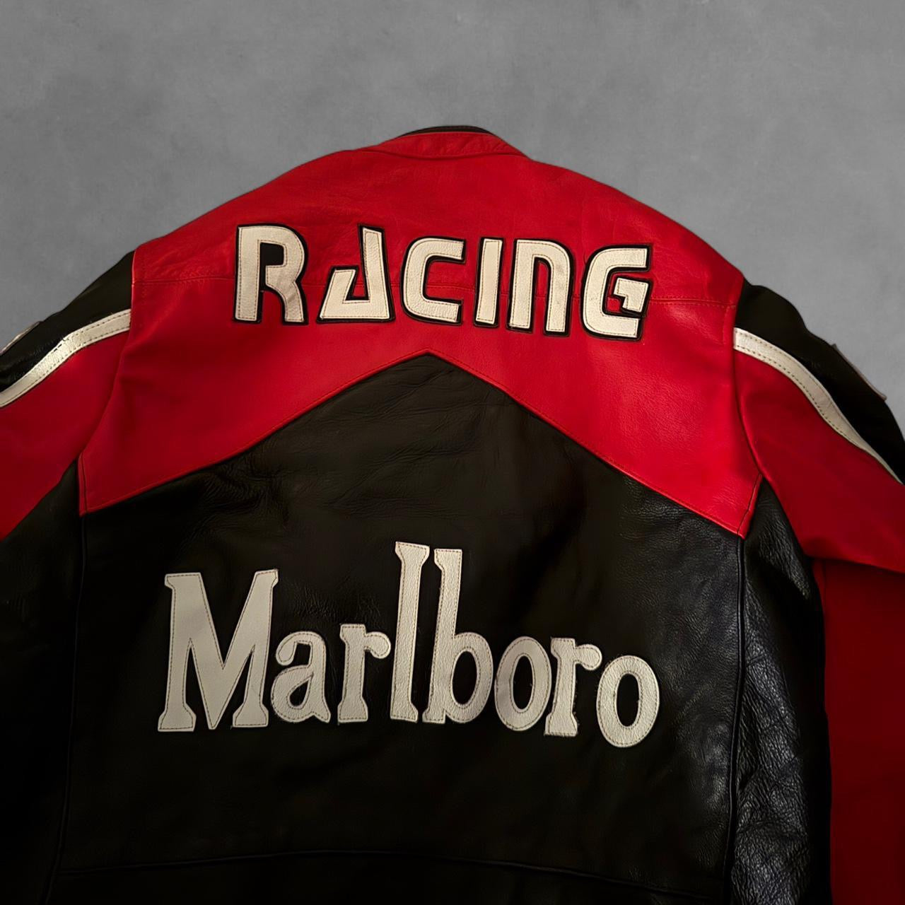 1990s Marlboro Leather Racing Jacket