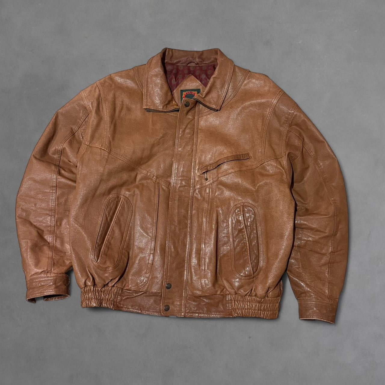 Jasper Leather Bomber Jacket