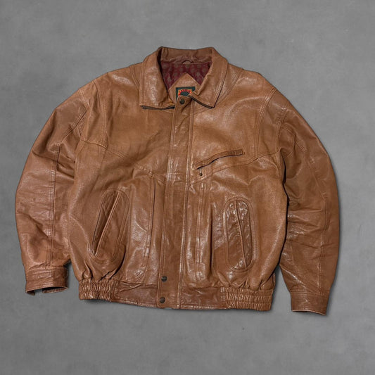 Jasper Leather Bomber Jacket