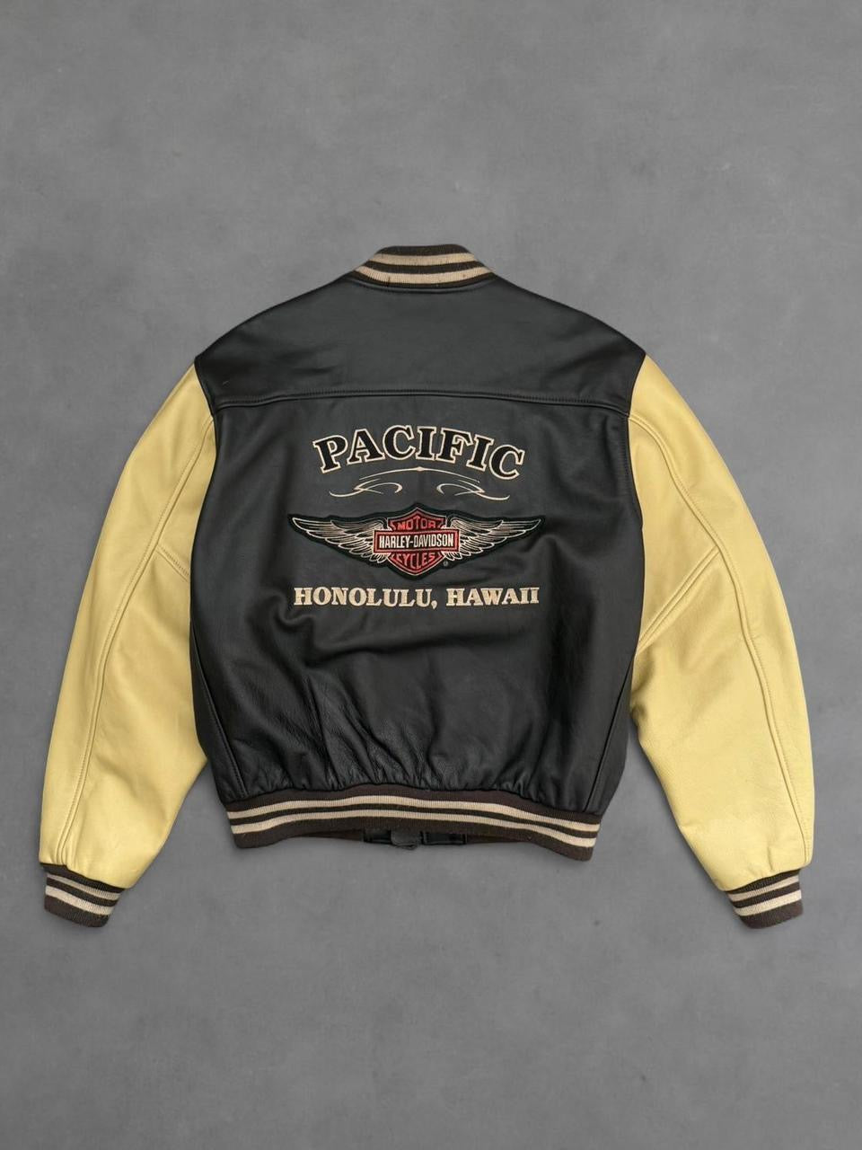 Harley Davidson Leather Bomber Jacket