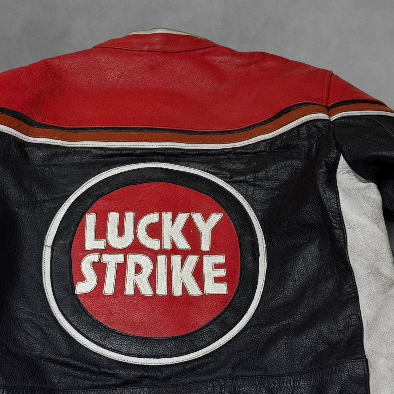 1990s Lucky Strike Leather Racing Jacket
