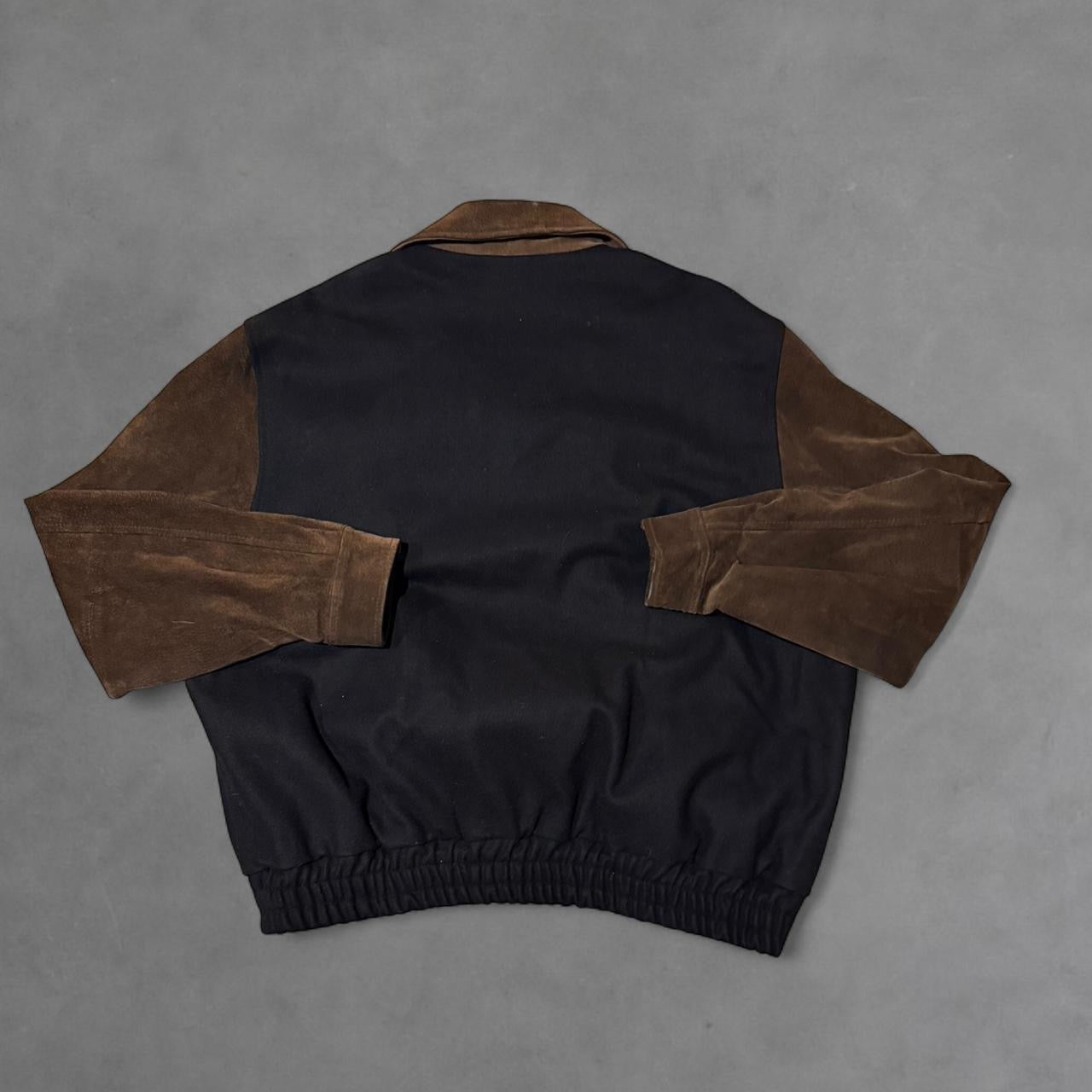 Leather/Wool Bomber Jacket