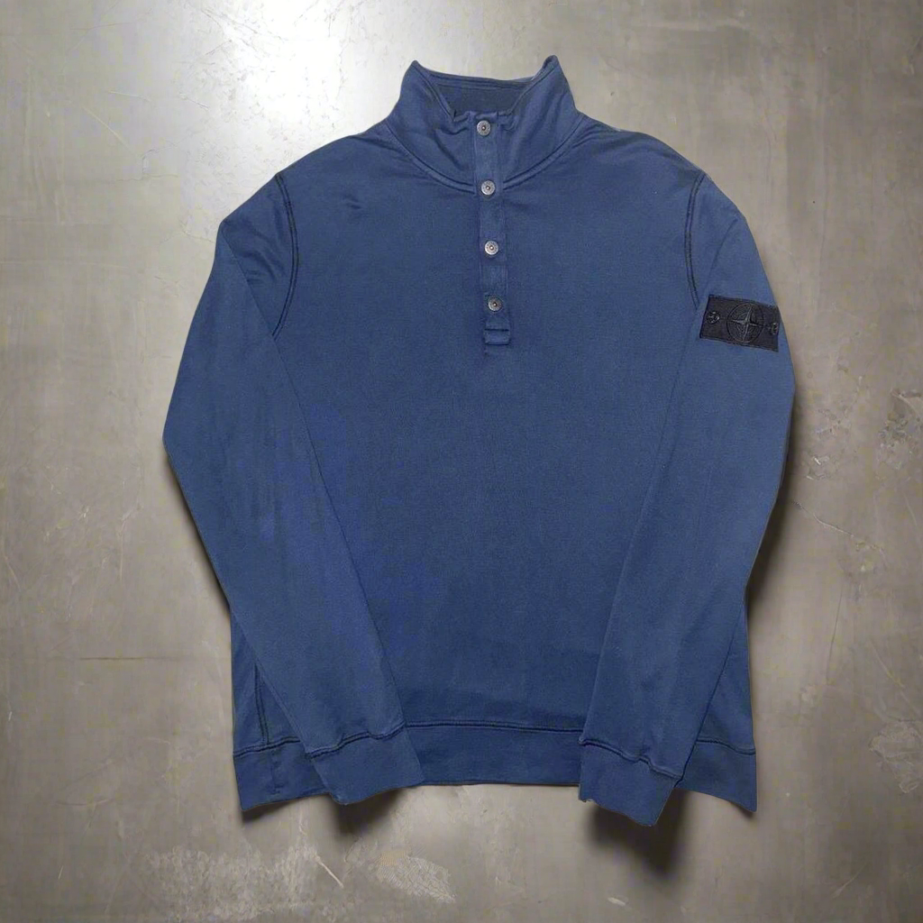 Stone Island Ghost Badge Quarter-Zip