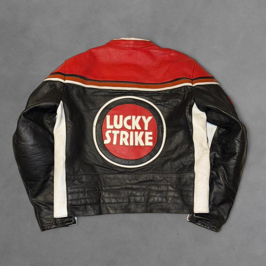 1990s Lucky Strike Leather Racing Jacket