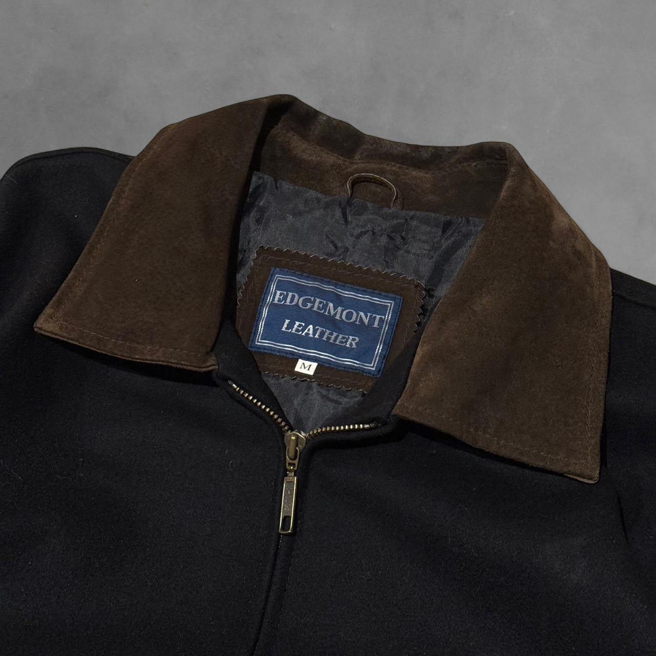 Leather/Wool Bomber Jacket