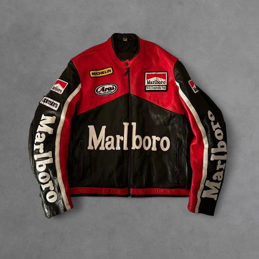 1990s Marlboro Leather Racing Jacket