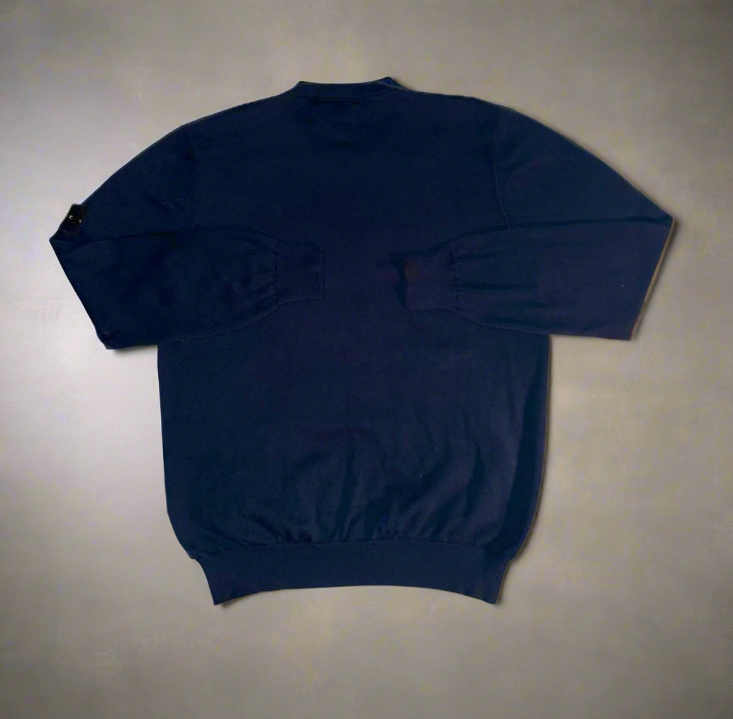 Stone Island Logo Patch Knitted Jumper