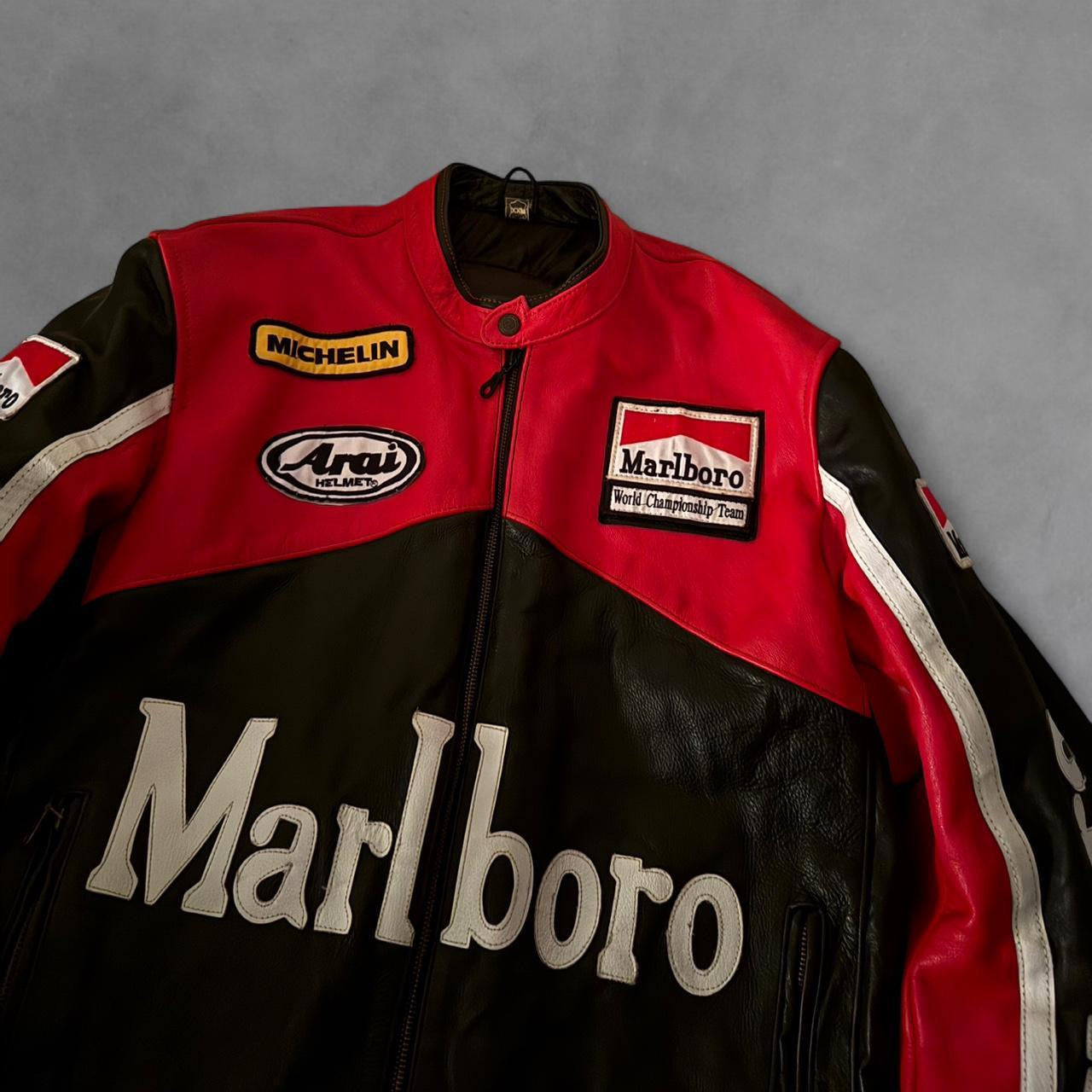 1990s Marlboro Leather Racing Jacket