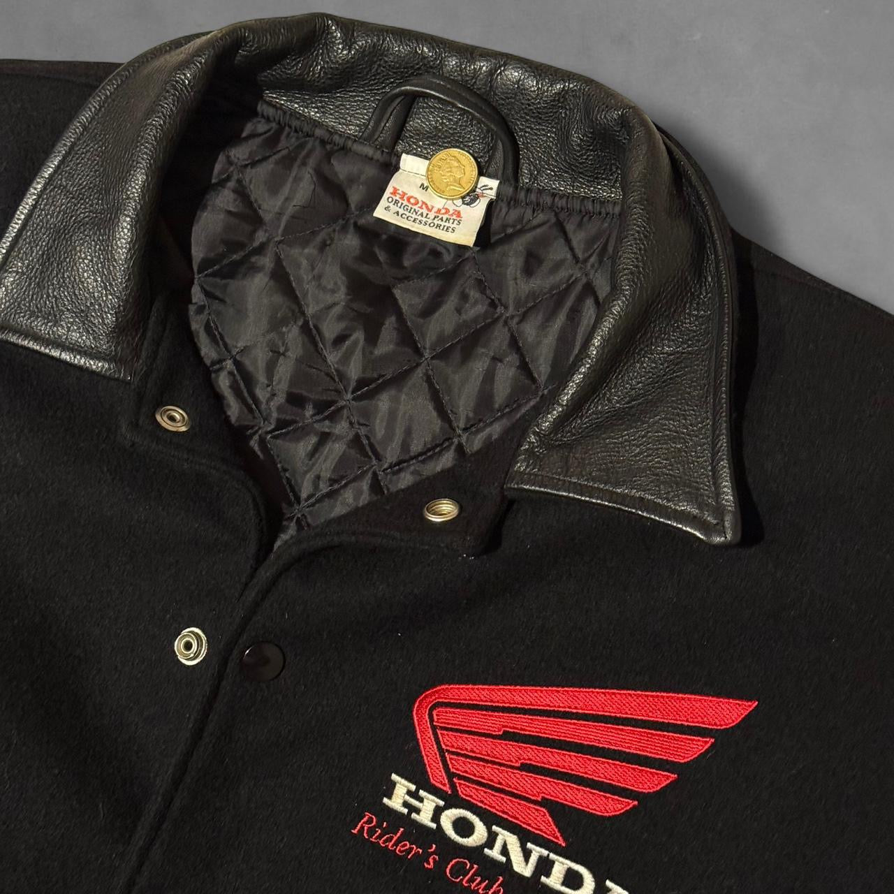 Leather Honda Varsity Jacket
