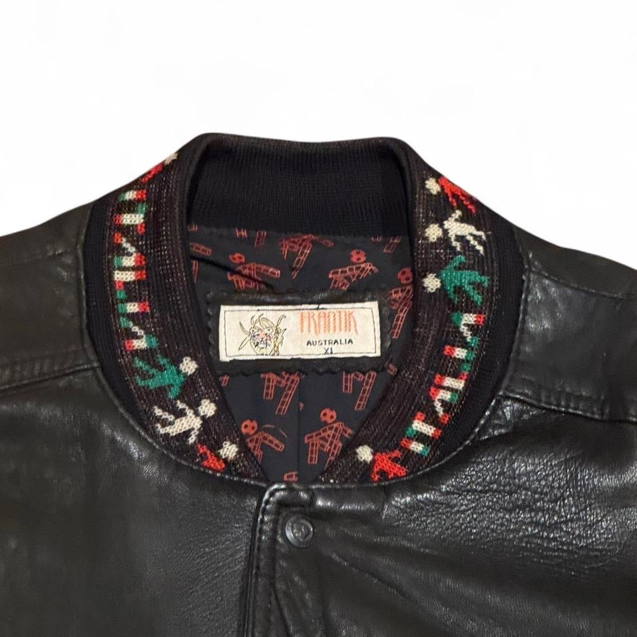 Italia World Cup 1990 Leather Varsity Jacket