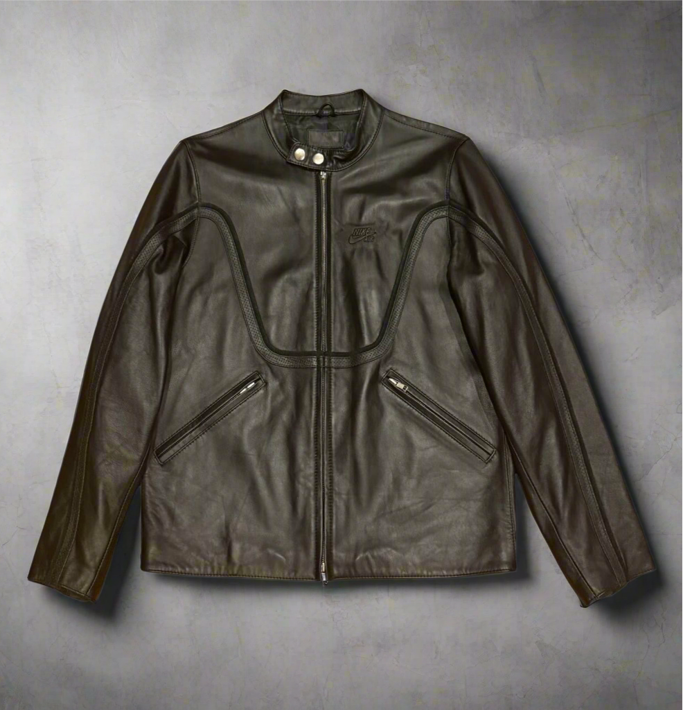 Nike Air Leather Jacket Vintage 1990s