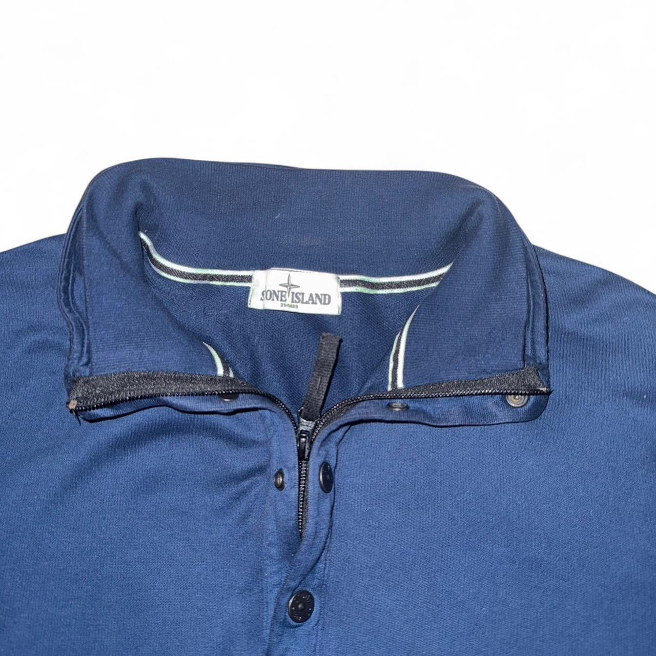Stone Island Ghost Badge Quarter-Zip