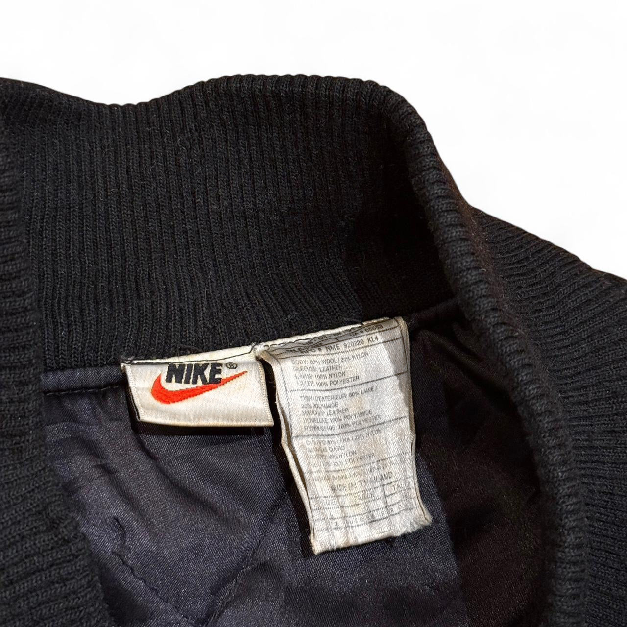 Nike Leather Varsity Jacket (1990s)